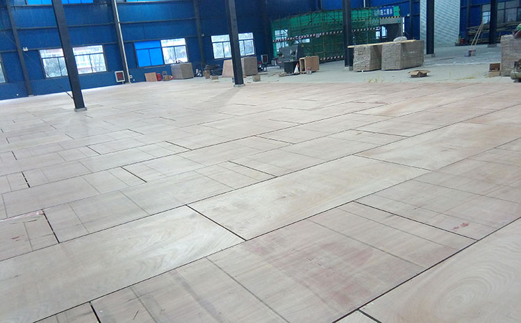 拼接板體育館實木地板多少錢一平米？